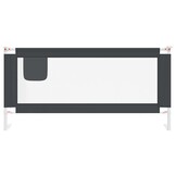 Bedhekje voor peuters - 190x25 cm - Donkergrijs - 34% Korting