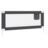 Bedhekje voor peuters - 190x25 cm - Donkergrijs - 34% Korting