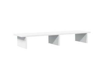 vidaXL Monitorstandaard Wit Bewerkt Hout (100x27x15 cm) - 51% Korting
