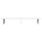 vidaXL Monitorstandaard Wit Bewerkt Hout (100x27x15 cm) - 51% Korting