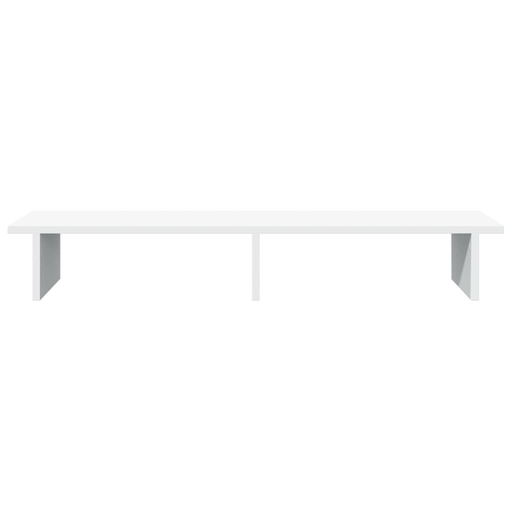vidaXL Monitorstandaard Wit Bewerkt Hout (100x27x15 cm) - 51% Korting