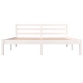 vidaXL Bedframe Grenenhout Wit 150x200 cm - 34% Korting