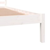 vidaXL Bedframe Grenenhout Wit 150x200 cm - 34% Korting