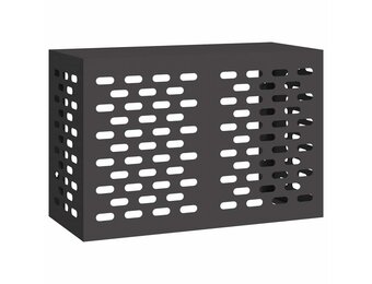 vidaXL Airconditioner Hoes Zwart 90x40x60 cm Staal - 34% Korting