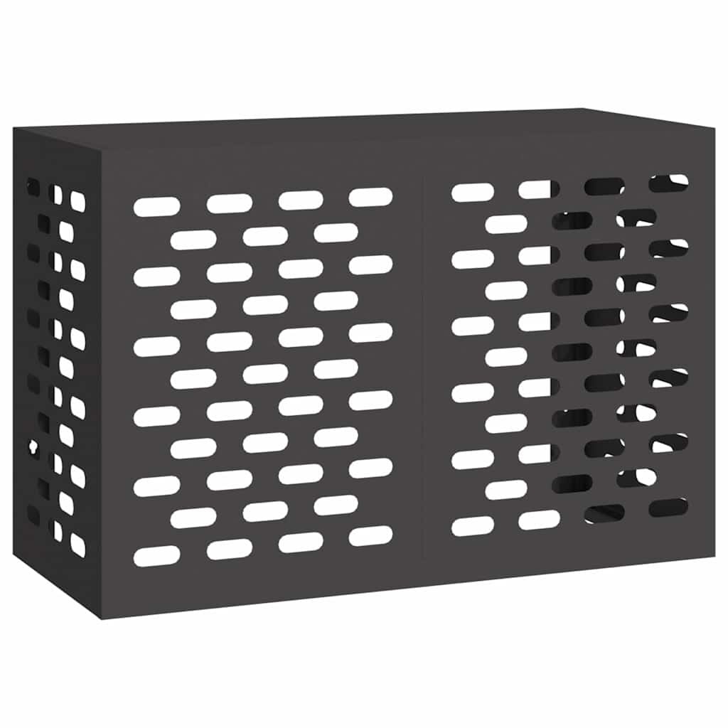 vidaXL Airconditioner Hoes Zwart 90x40x60 cm Staal - 34% Korting