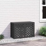 vidaXL Airconditioner Hoes Zwart 90x40x60 cm Staal - 34% Korting