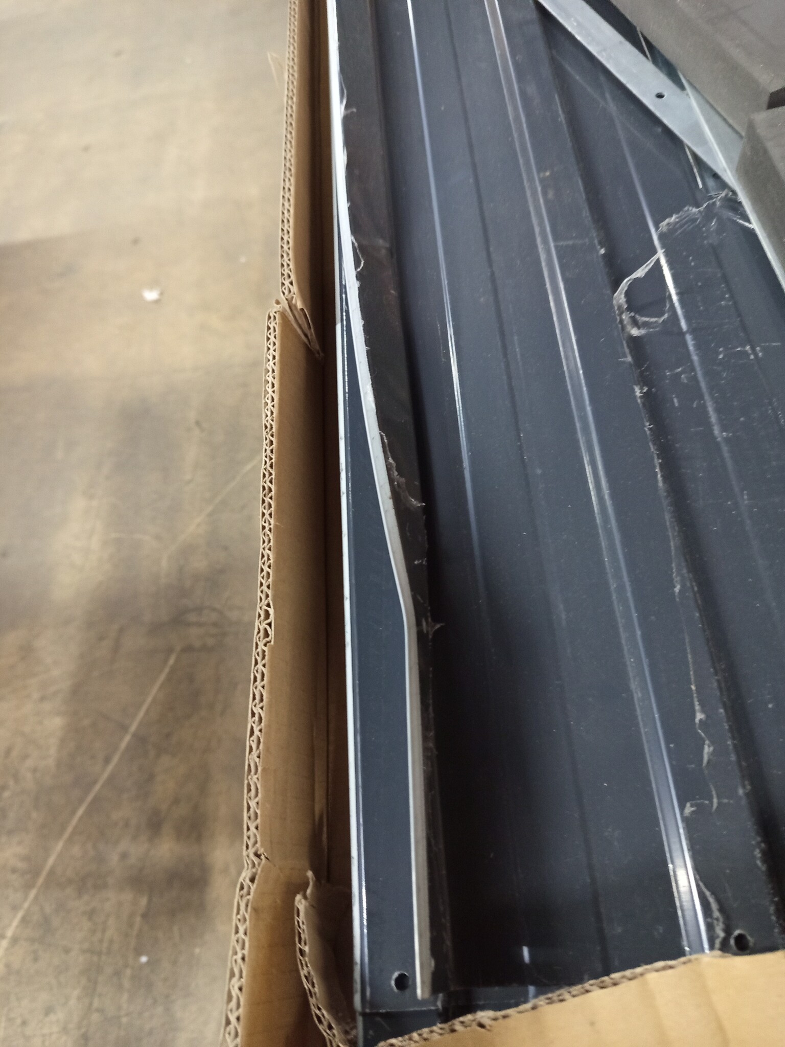 Verhoogde Plantenbak Staal Antraciet 480x80x45 cm (59% korting)