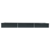 Verhoogde Plantenbak Staal Antraciet 480x80x45 cm (59% korting)