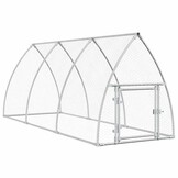 Kippenhok 300x105x120cm Gegalvaniseerd Staal Zilver 34% Korting