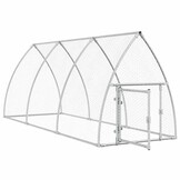 Kippenhok 300x105x120cm Gegalvaniseerd Staal Zilver 34% Korting