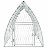 Kippenhok 300x105x120cm Gegalvaniseerd Staal Zilver 34% Korting