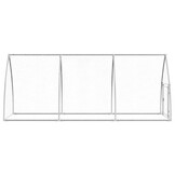 Kippenhok 300x105x120cm Gegalvaniseerd Staal Zilver 34% Korting