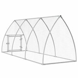 Kippenhok 300x105x120cm Gegalvaniseerd Staal Zilver 34% Korting