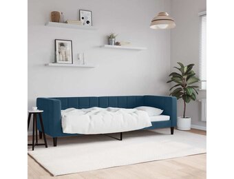 Blauwe Fluwelen Slaapbank 80x200 cm - 35% Korting