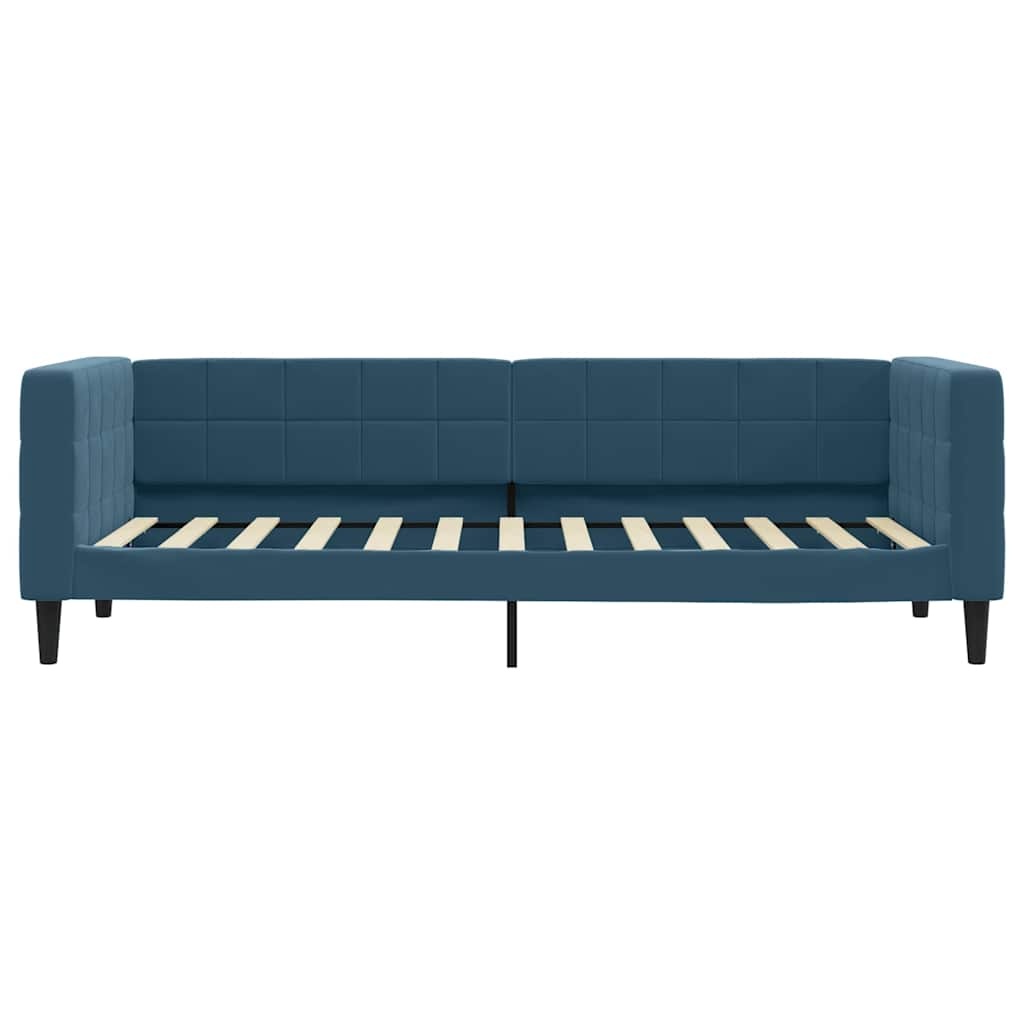 Blauwe Fluwelen Slaapbank 80x200 cm - 35% Korting