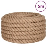vidaXL Jute Touw 5m x 50mm - 33% Korting