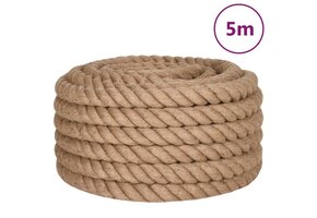 Dik Jute Touw 5m - 50mm Diameter - 40% Korting
