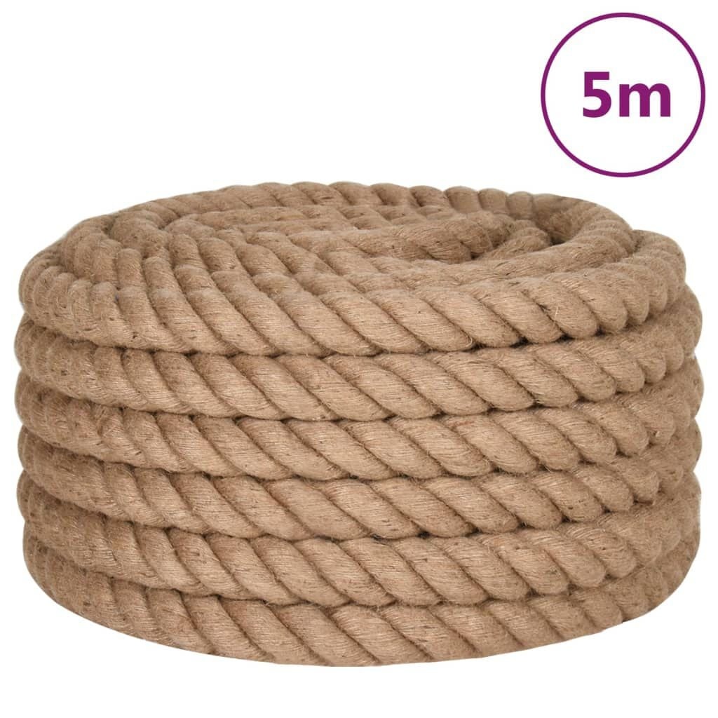 vidaXL Jute Touw 5m x 50mm - 33% Korting