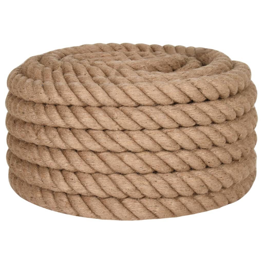 vidaXL Jute Touw 5m x 50mm - 33% Korting