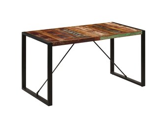 vidaXL Eettafel 140x70x75 cm Gerecycled Hout met 54% Korting