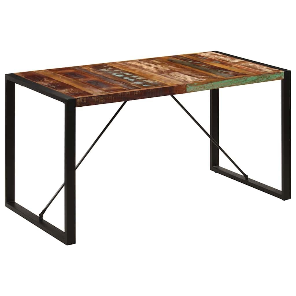 vidaXL Eettafel 140x70x75 cm Gerecycled Hout met 54% Korting