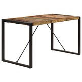 vidaXL Eettafel 140x70x75 cm Gerecycled Hout met 54% Korting