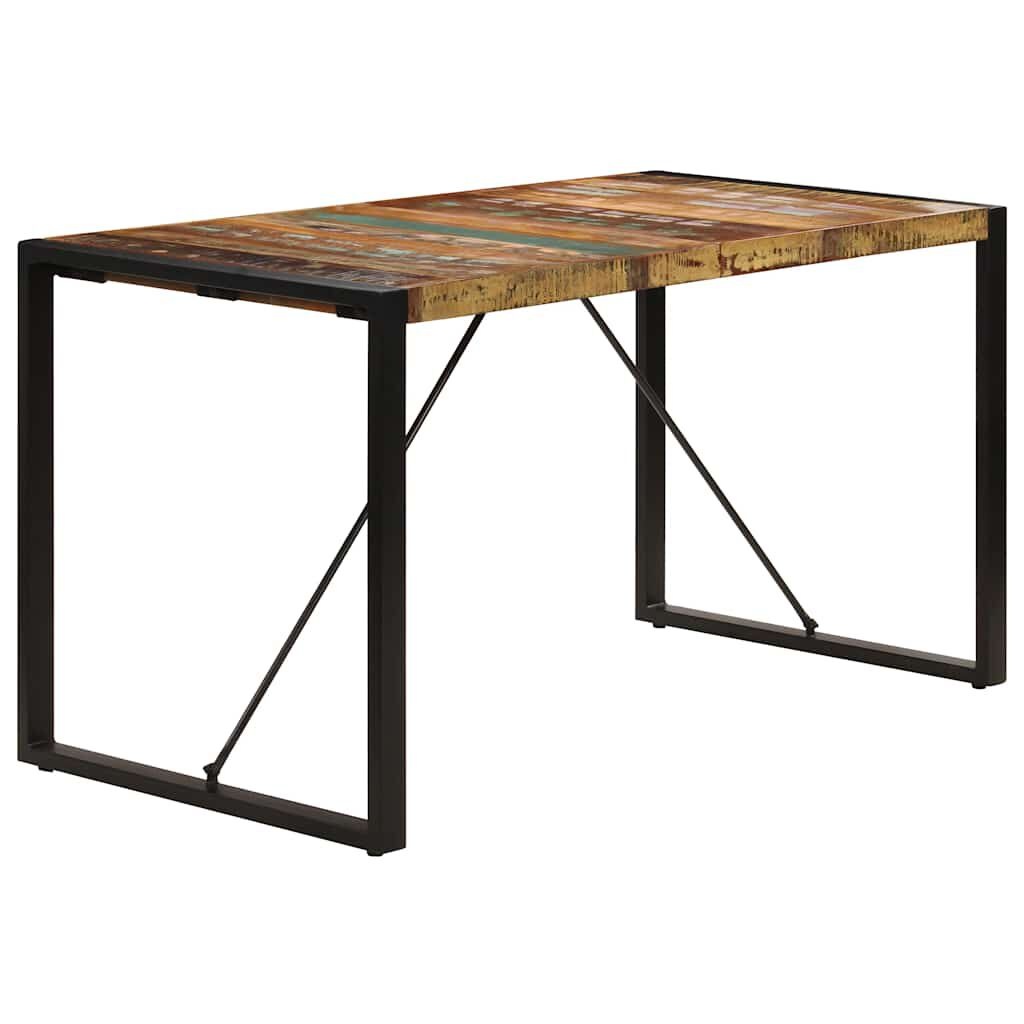 vidaXL Eettafel 140x70x75 cm Gerecycled Hout met 54% Korting