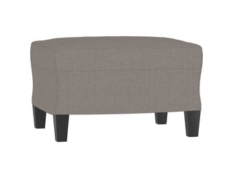 Voetenbank Taupe Stof 60x50x41 cm - 34% Korting