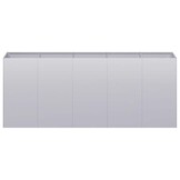 Plantenbak 200x40x80 cm Gegalvaniseerd Staal - 54% Korting