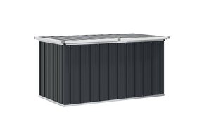 VidaXL Tuinbox 129x67x65 cm Antraciet - 34% Korting