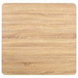Bistrotafel 80x80 cm Lichtbruin MDF - 35% Korting