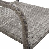 vidaXL Tuinstoelen (2 stuks) Poly Rattan Grijs - 33% Korting
