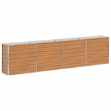 Plantenbak Verhoogd Licht Bruin 320x40x77 cm - 34% Korting
