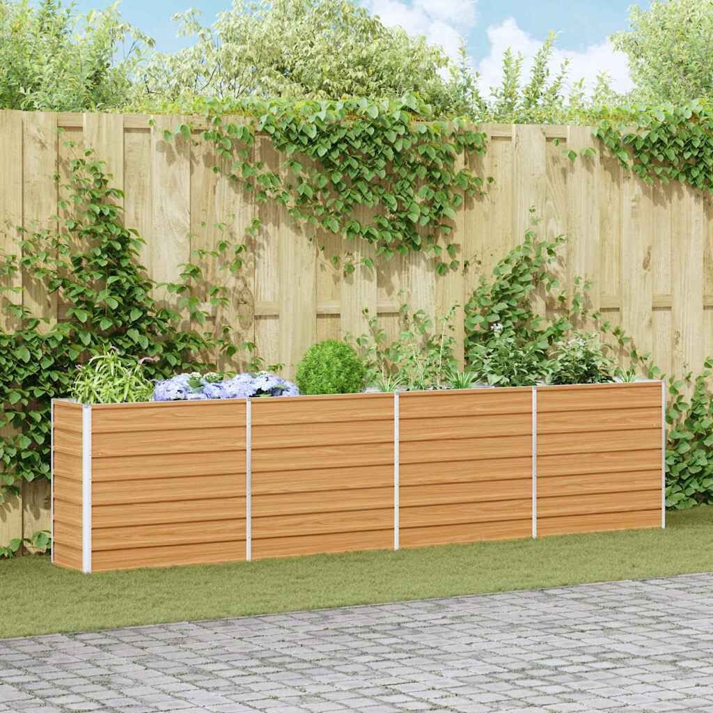 Plantenbak Verhoogd Licht Bruin 320x40x77 cm - 34% Korting