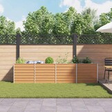 Plantenbak Verhoogd Licht Bruin 320x40x77 cm - 34% Korting