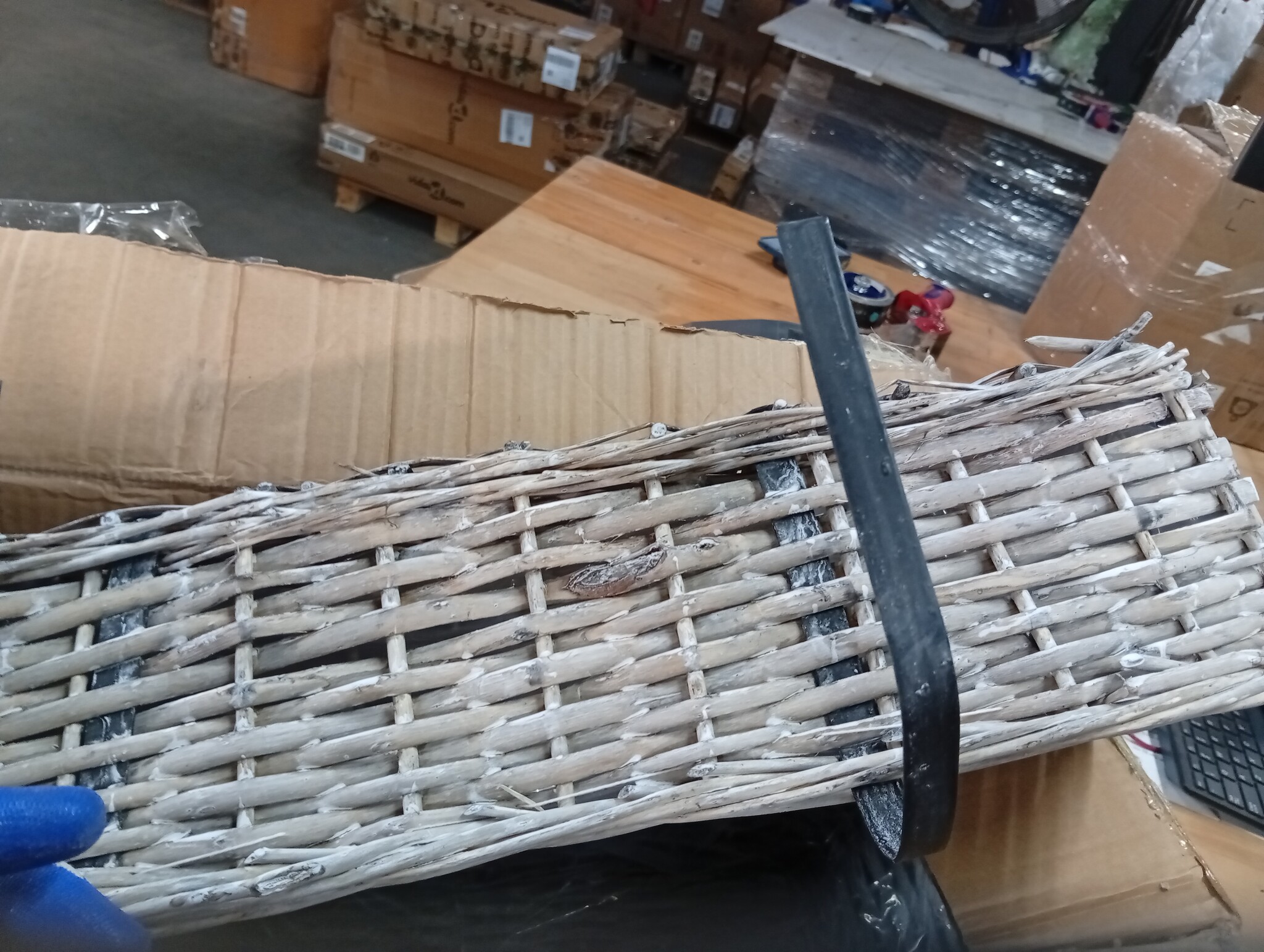 vidaXL Balkonbakken 2 stuks 60 cm Wicker met Voering - 50% Korting