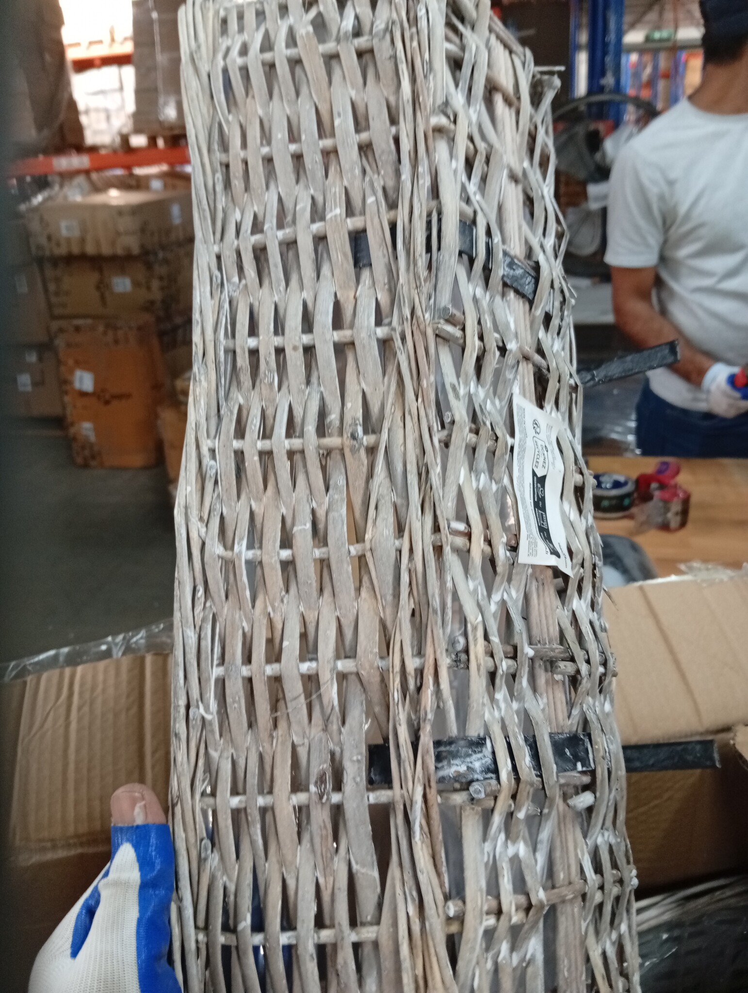 vidaXL Balkonbakken 2 stuks 60 cm Wicker met Voering - 50% Korting