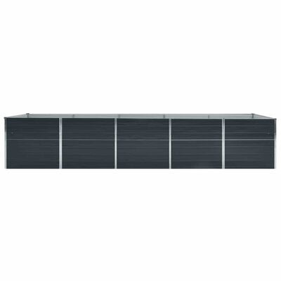 Plantenbak Verhoogd Staal Antraciet 400x80x45 cm - 59% Korting