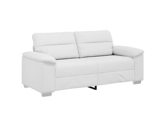vidaXL 2-zitsbank Wit Kunstleer - 180x81x84 cm - 35% Korting