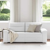 vidaXL 2-zitsbank Wit Kunstleer - 180x81x84 cm - 35% Korting