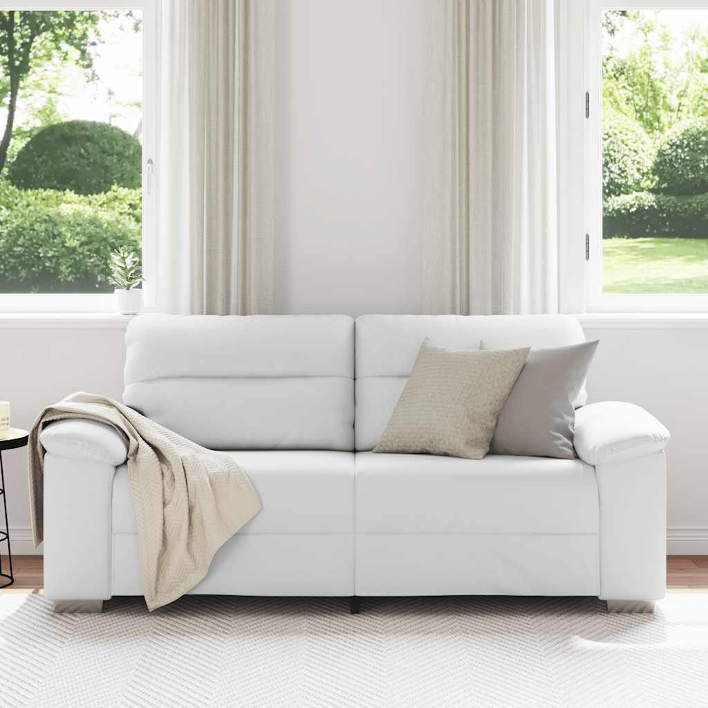 vidaXL 2-zitsbank Wit Kunstleer - 180x81x84 cm - 35% Korting