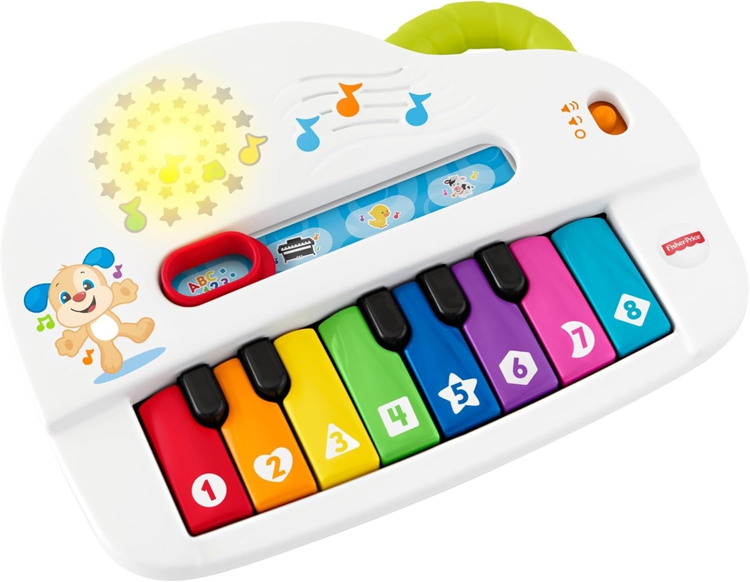 Fisher-Price Muziekpiano Blauw - Leer en Lach 32% Korting