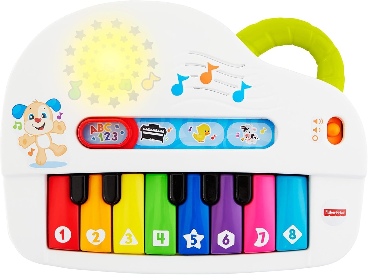 Fisher-Price Muziekpiano Blauw - Leer en Lach 32% Korting
