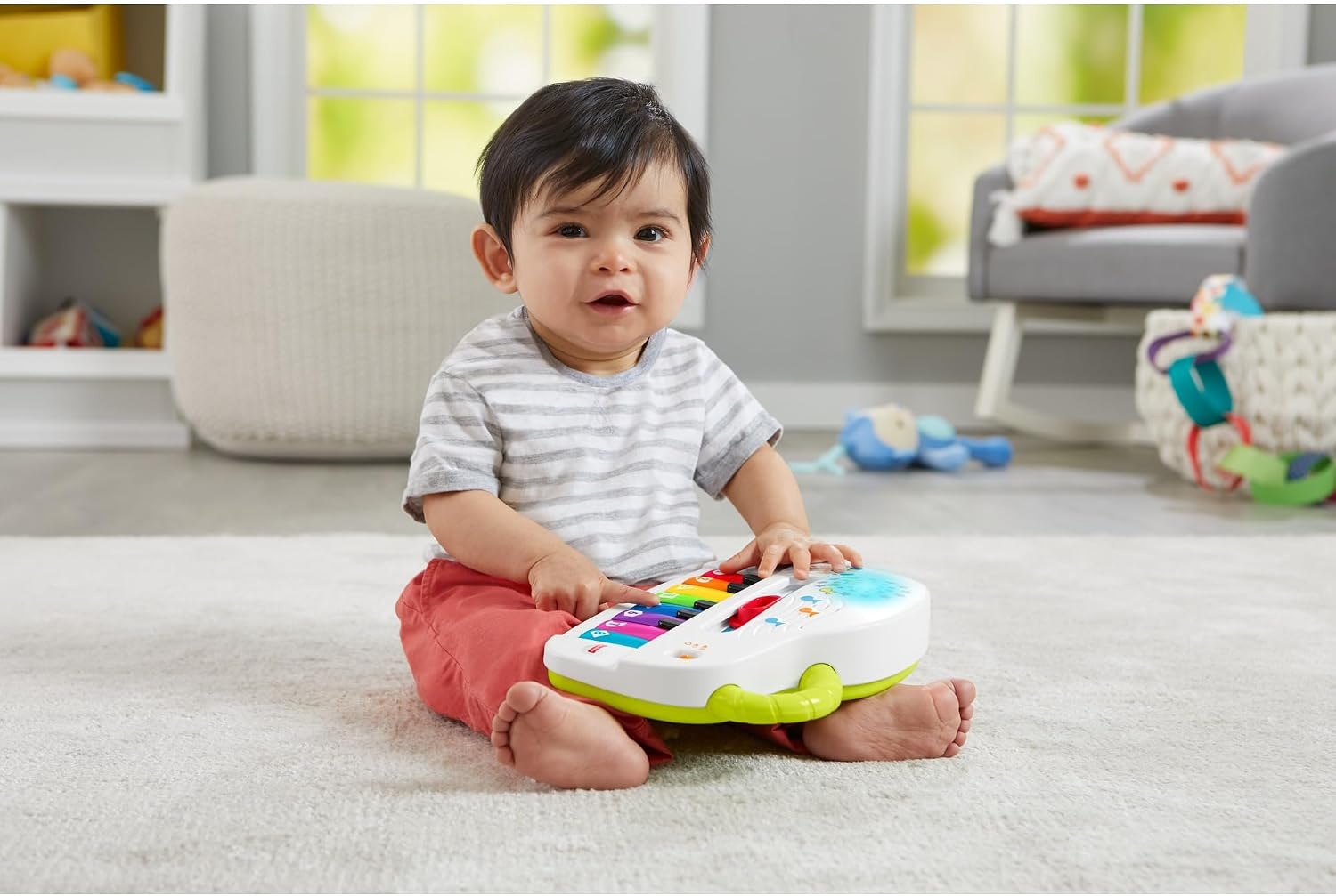 Fisher-Price Muziekpiano Blauw - Leer en Lach 32% Korting