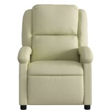 vidaXL Massagestoel Leer Crème 35% Korting