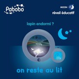 Sleeptrainer Wekker Nachtlampje Maan voor Kinderen - 33% Korting