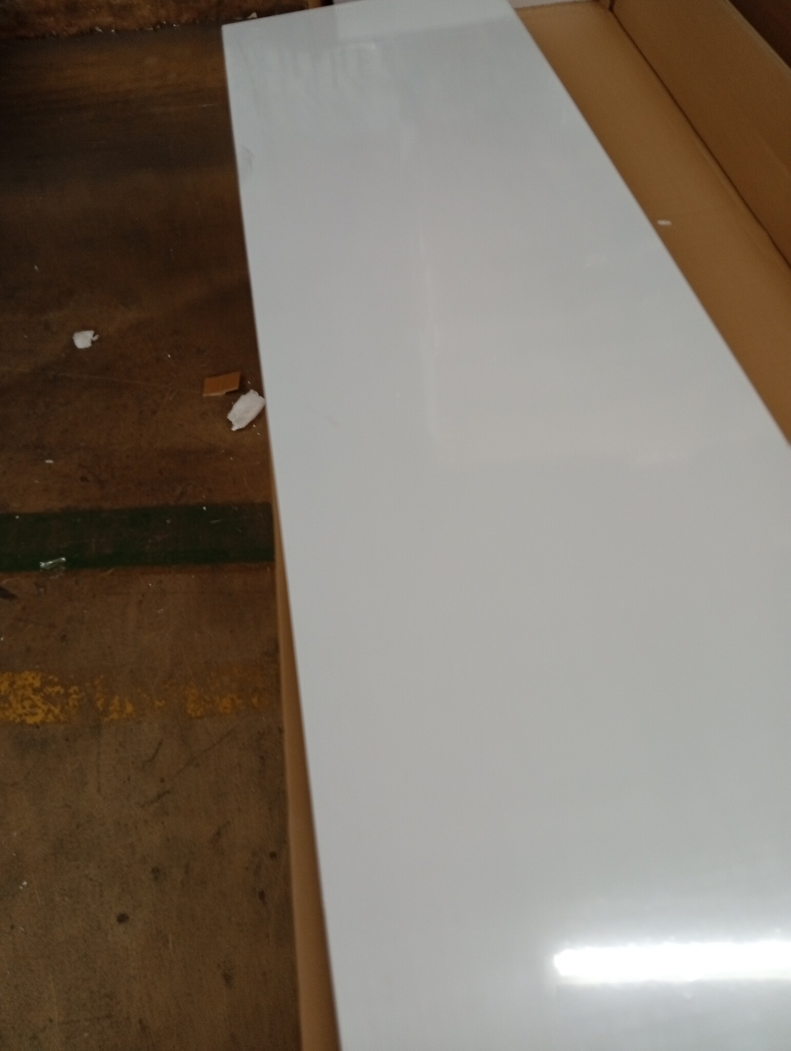 2 Zwevende Wandschappen 90cm MDF Hoogglans Wit - 52% Korting!