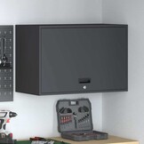 vidaXL Garage Wandkast Antraciet Staal 80x40x53 cm - 34% Korting