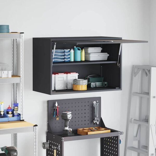 vidaXL Garage Wandkast Antraciet Staal 80x40x53 cm - 34% Korting