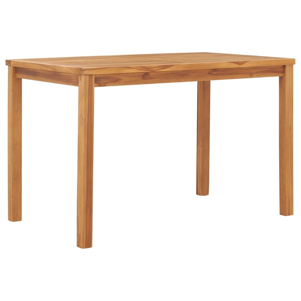 vidaXL Massief Teakhouten Tuintafel 120x70x77 cm - 35% Korting